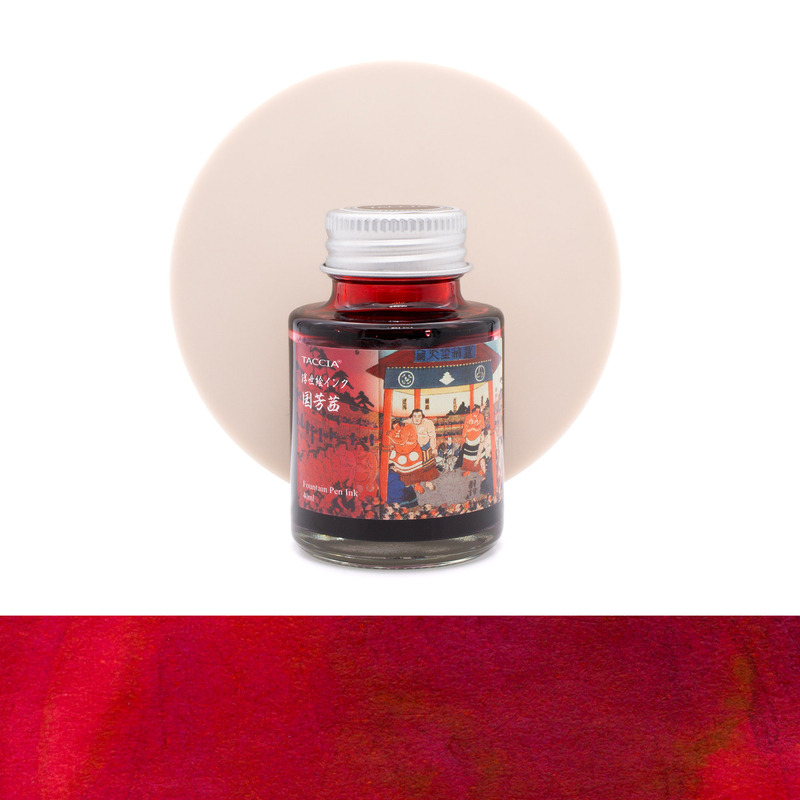 Taccia Taccia Ukiyo-e Kuniyoshi Akane Ink Bottle 40 ml