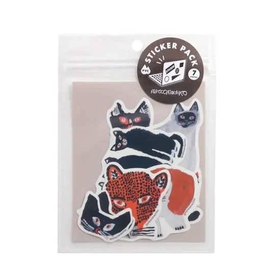 Greeting Life Sticker Pack Mirocomachiko Cat