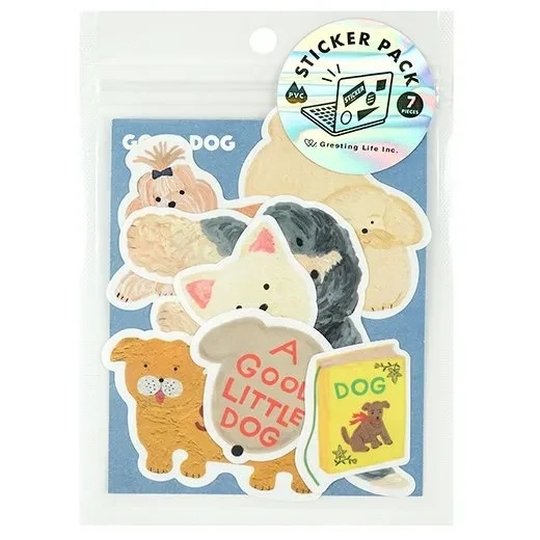 Greeting Life Sticker Pack Kahoko Dog