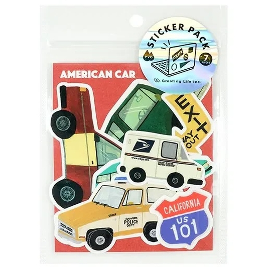 Greeting Life Sticker Pack Kahoko Car