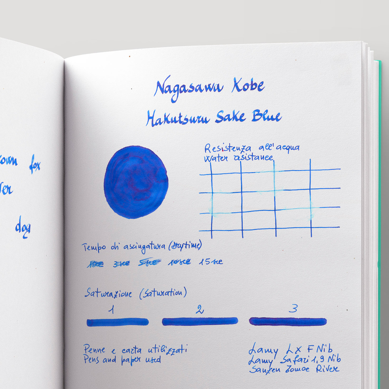Nagasawa Nagasawa Kobe Monogatari Hakutsuru Sake Blue Inchiostro 50 ml