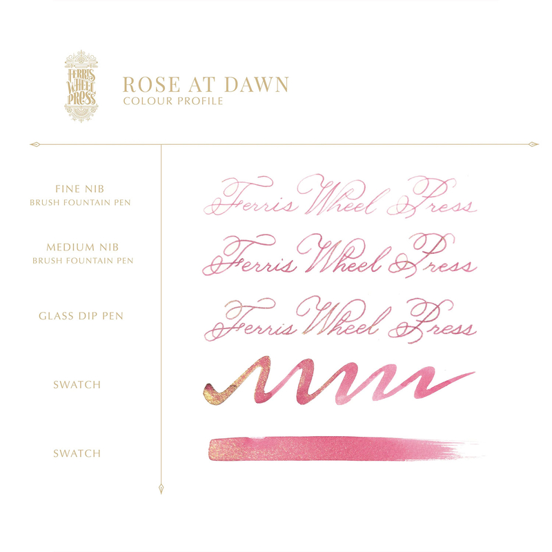 Ferris Wheel Press Ferris Wheel Press Rose at Dawn Ink Bottle 10 ml