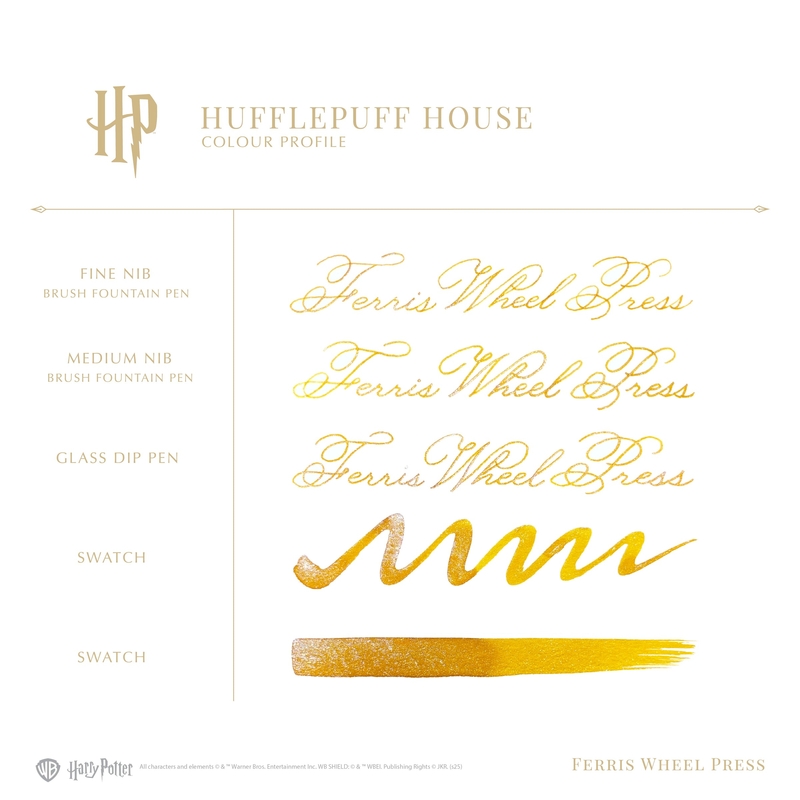 Ferris Wheel Press Ferris Wheel Press x Harry Potter Hufflepuff House Ink Bottle 38 ml