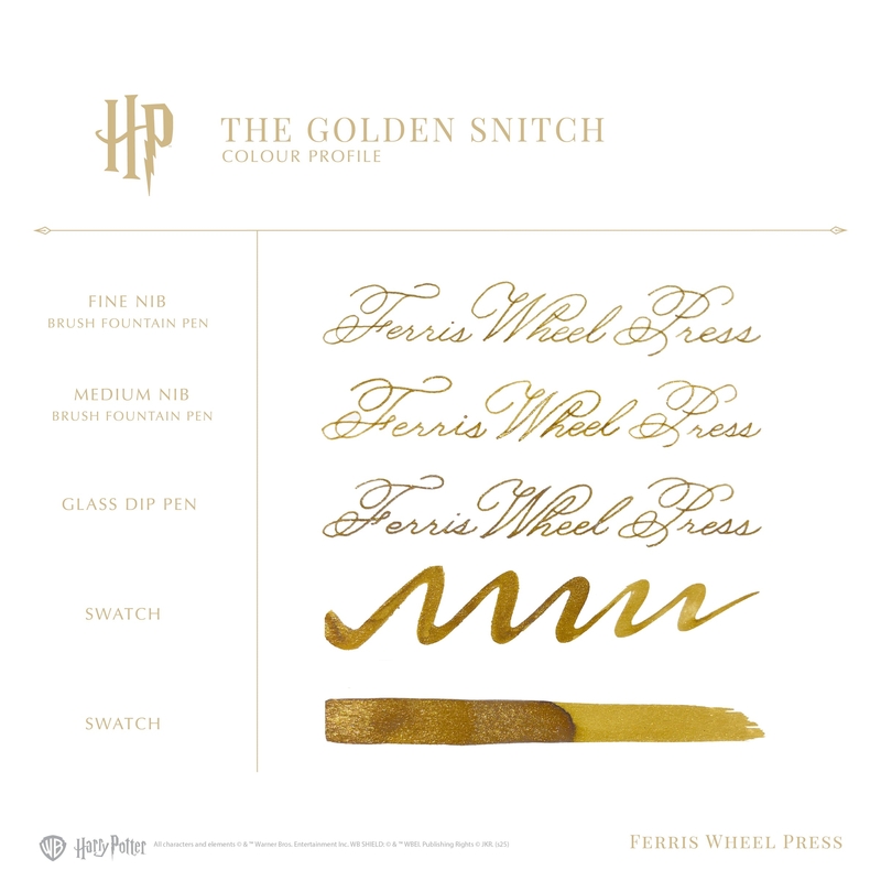 Ferris Wheel Press Ferris Wheel Press x Harry Potter The Golden Snitch Ink Bottle 38 ml