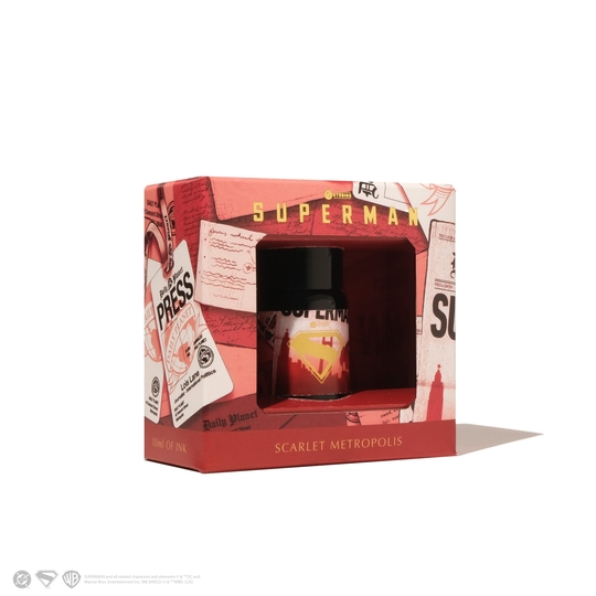 Ferris Wheel Press x Superman Scarlet Metropolis Ink Bottle 10 ml