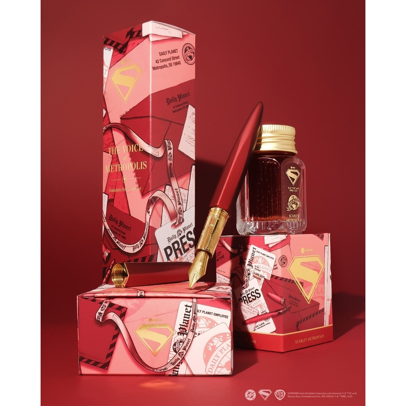 Ferris Wheel Press Ferris Wheel Press x Superman Scarlet Metropolis Ink Bottle 10 ml