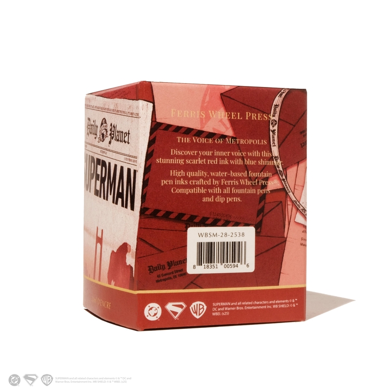 Ferris Wheel Press Ferris Wheel Press x Superman Scarlet Metropolis Ink Bottle 28 ml