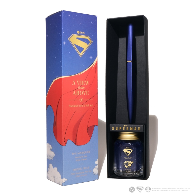 Ferris Wheel Press Ferris Wheel Press x Superman Marquise Set Penna Stilografica e Inchiostro A View from Above