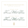 Ferris Wheel Press Ferris Wheel Press x Superman Marquise Set Penna Stilografica e Inchiostro The Voice of Metropolis