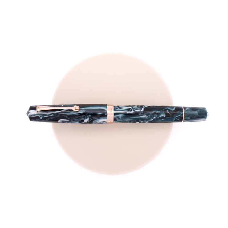 Leonardo Officina Italiana Leonardo Momento Magico Fantasie Penna Stilografica Arctic Blast 14k Edizione Limitata