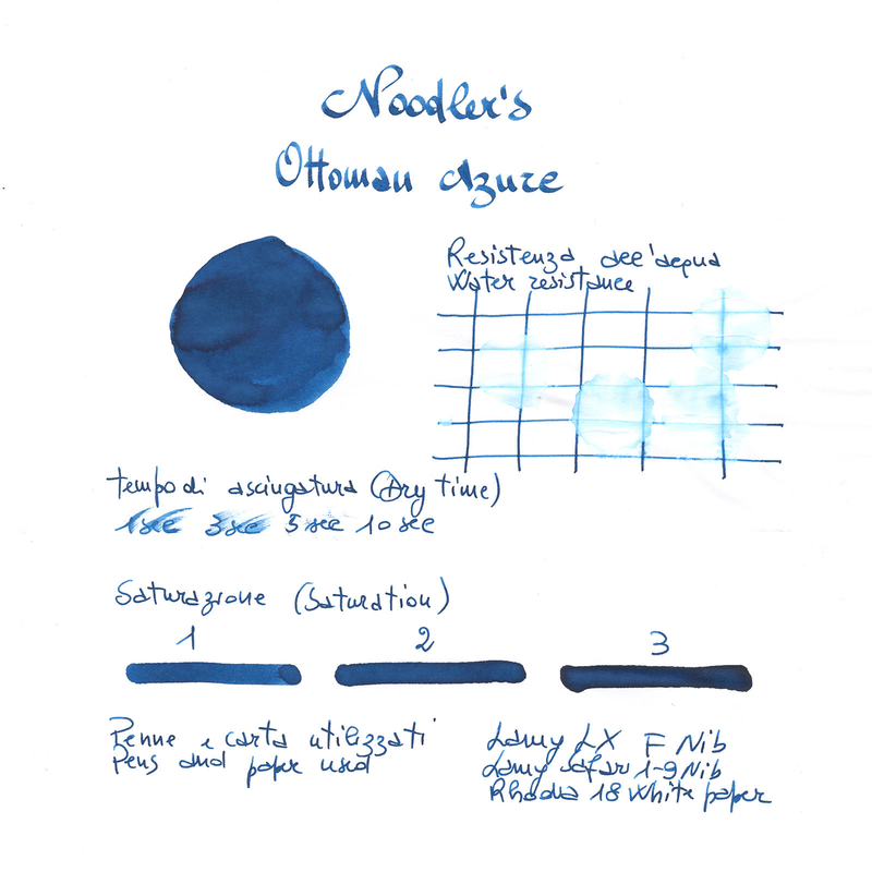 Noodler's Ottoman Azure Ink Bottle 3 oz