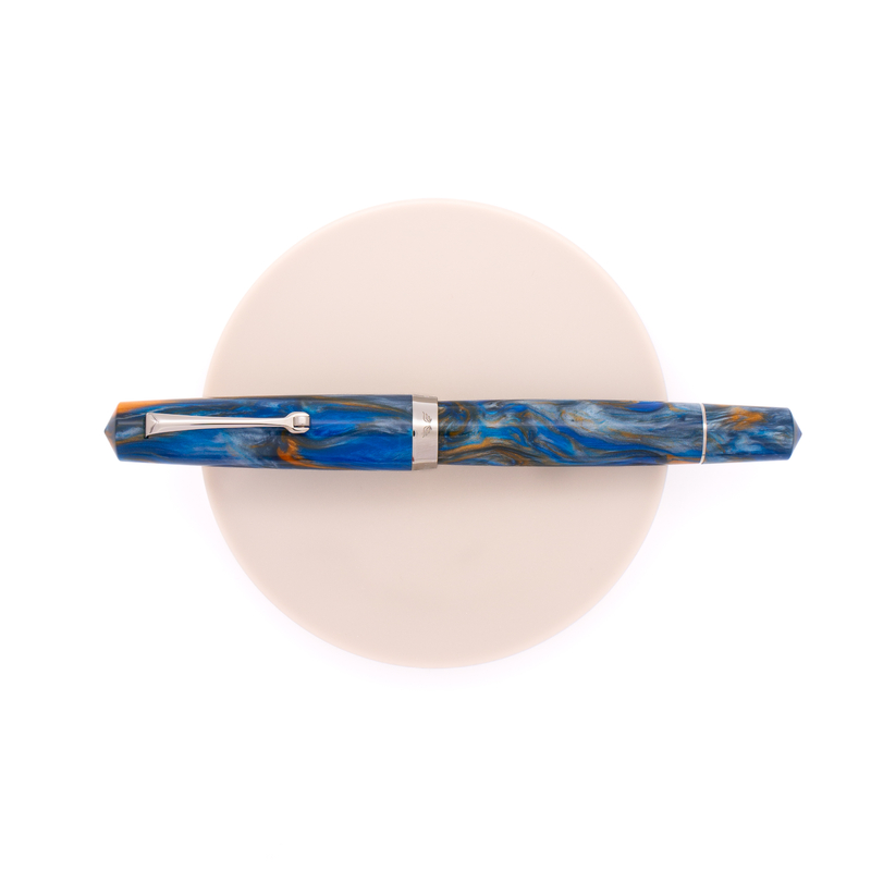 Leonardo Officina Italiana Leonardo Momento Magico Fantasie Penna Stilografica Ocean Sunrise 14k Edizione Limitata