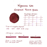Nagasawa Nagasawa Kobe Monogatari Lampwork Museum Maroon Ink Bottle 50 ml