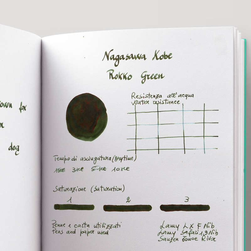 Nagasawa Nagasawa Kobe Monogatari Rokko Green Ink Bottle 50 ml