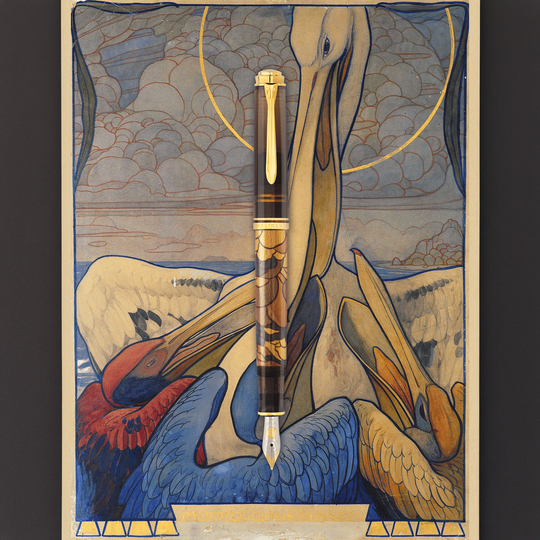 Pelikan Souveran M600 Art Collection Penna Stilografica Georg Tippel Edizione Speciale