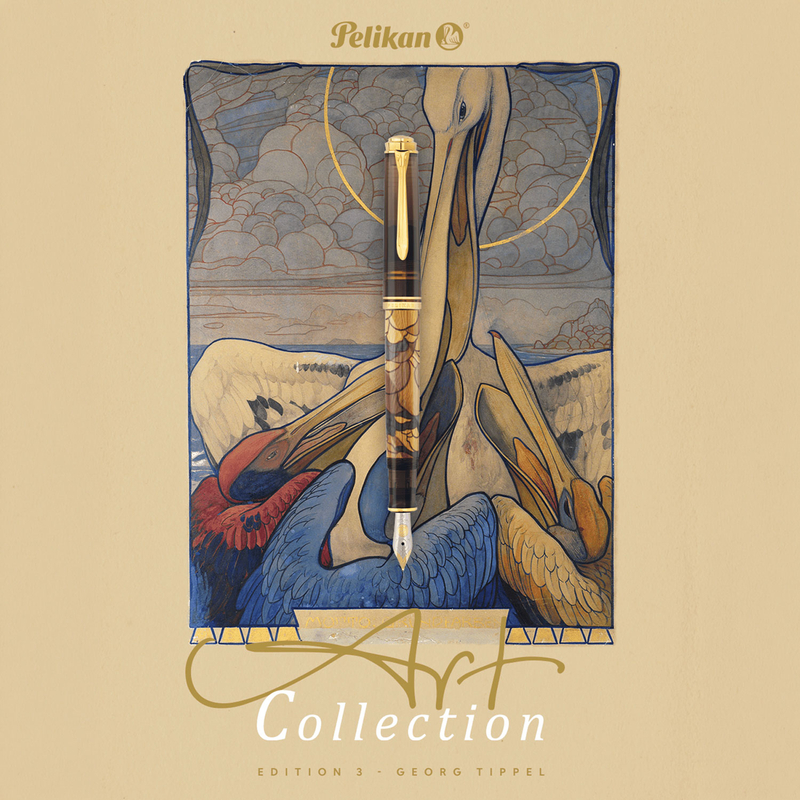 Pelikan Pelikan Souveran M600 Art Collection Penna Stilografica Georg Tippel Edizione Speciale