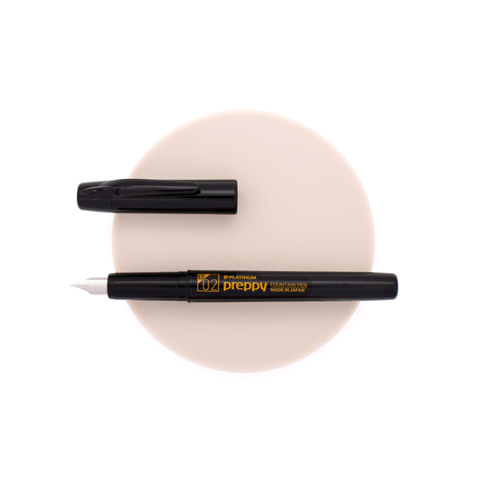 Platinum Preppy 02 Penna Stilografica Black & Orange Edizione Limitata
