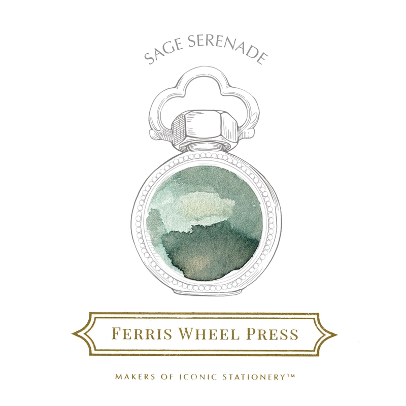 Ferris Wheel Press Ferris Wheel Press Sage Serenade Ink Bottle 10 ml