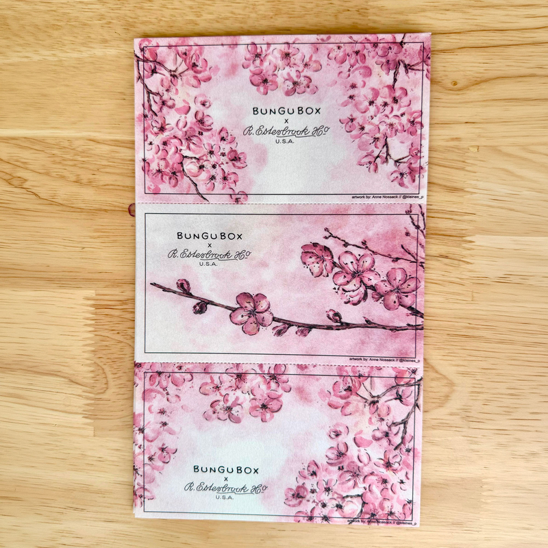 Esterbrook Esterbrook x Bungubox Blotter Paper Kachofugetsu Flower