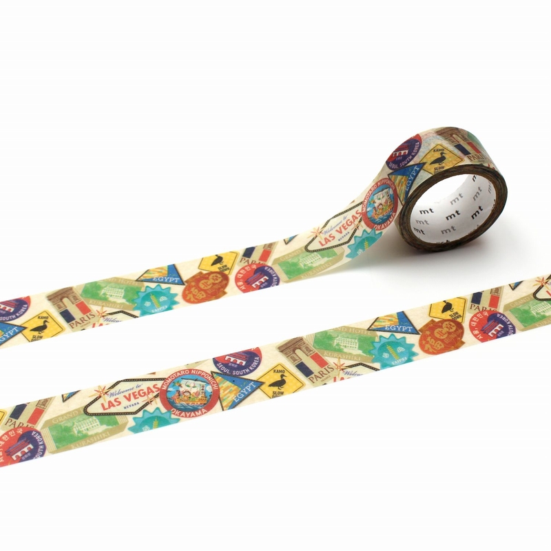 MT Masking Tape MT Upcycle Washi Tape Travel Stickers