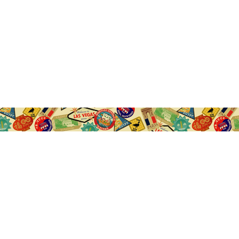 MT Masking Tape MT Upcycle Washi Tape Travel Stickers