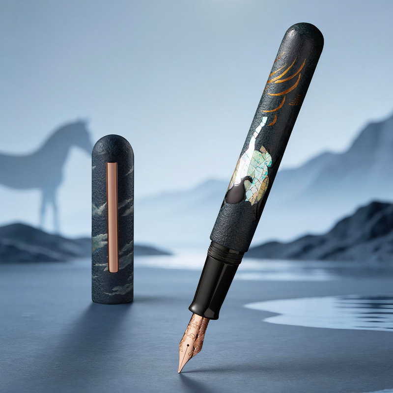 IKKAKU by Nahvalur IKKAKU by Nahvalur Fountain Pen Year of Horse Limited Edition