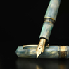 Leonardo Officina Italiana Leonardo Momento Zero Grande 2.0 Penna Stilografica Ortensia Pennino 8 14k Edizione Limitata