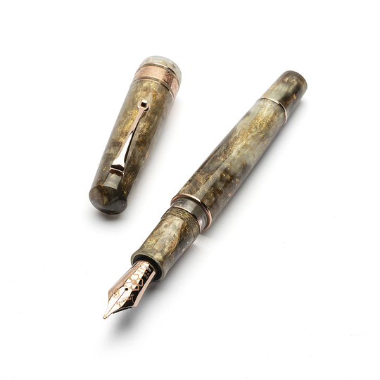 Leonardo Momento Zero Grande 2.0 Penna Stilografica Chocolate Cosmos Pennino 8 14k Edizione Limitata