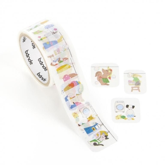 Bande Washi Tape Lavare Insieme: Animali Spensierati