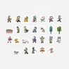 Bande Bande Washi Tape People Who Live in the Notebook A Perfect Day for a Stroll