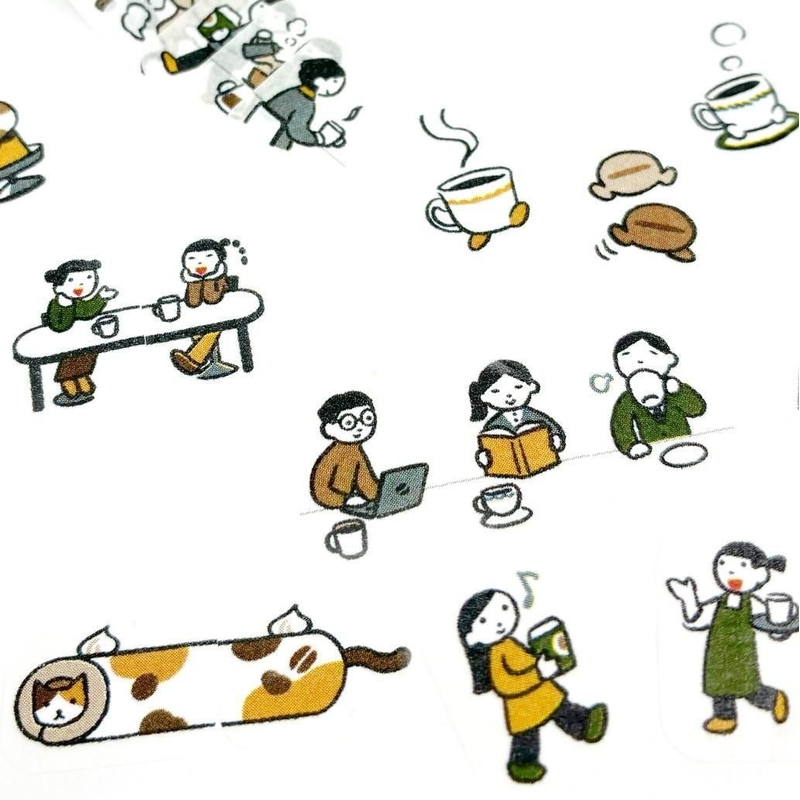 Bande Bande Washi Tape People Who Live in the Notebook Cafe Day
