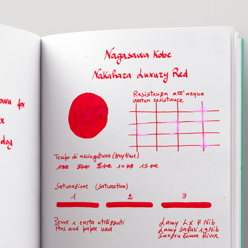 Nagasawa Nagasawa Kobe Monogatari Nakahara Luxury Red Ink Bottle 50 ml