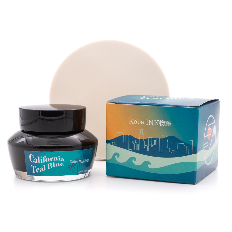 Nagasawa Nagasawa Kobe Monogatari California Teal Blue Ink Bottle 50 ml