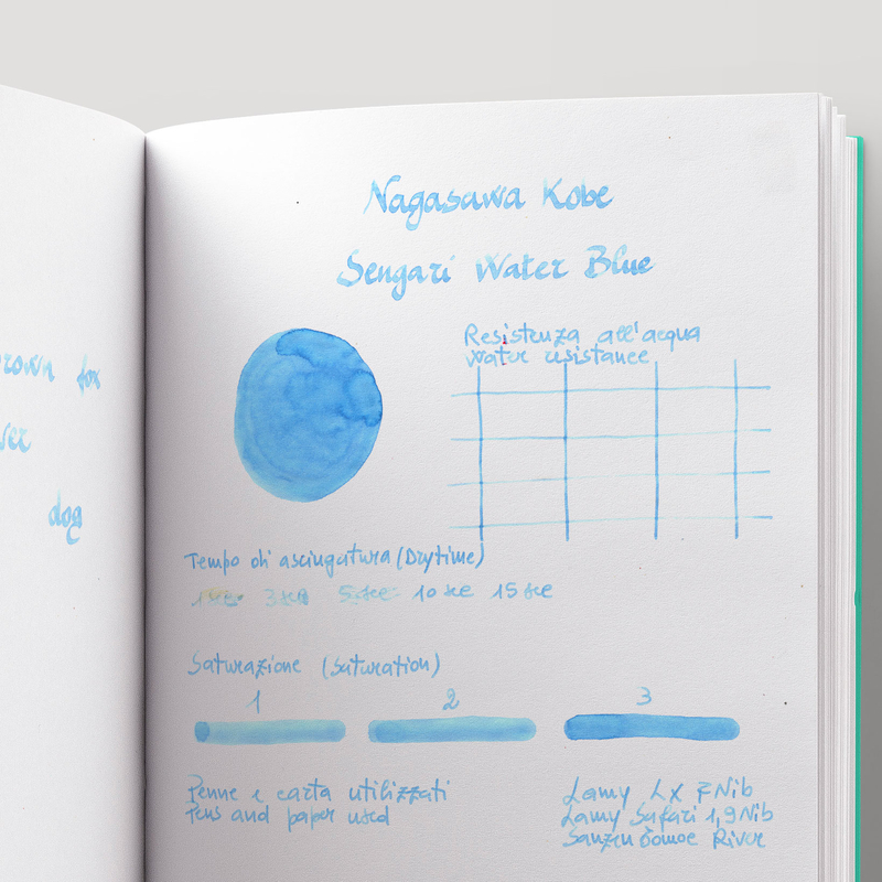 Nagasawa Nagasawa Kobe Monogatari Sengari Water Blue Ink Bottle 50 ml