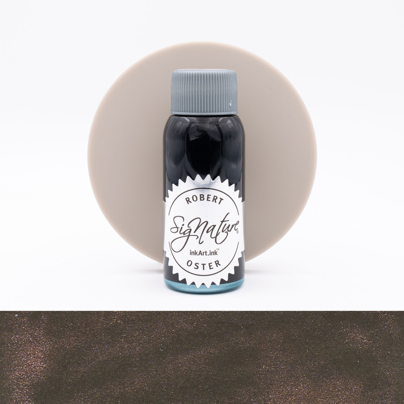 Robert Oster Shake 'N' Shimmy Schwarz Rose Inchiostro 50 ml