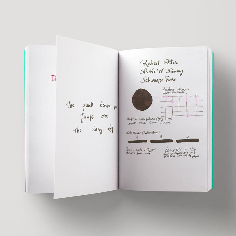 Robert Oster Shake 'N' Shimmy Schwarz Rose Ink Bottle 50 ml