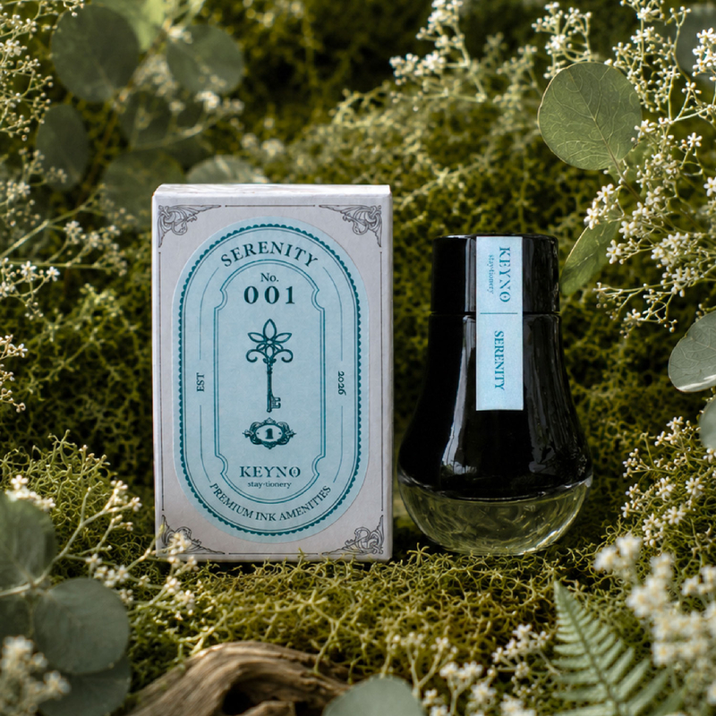 Keyno Stay.tionery Keyno Stay.tionery Key No. 001 Serenity Ink Bottle 25 ml