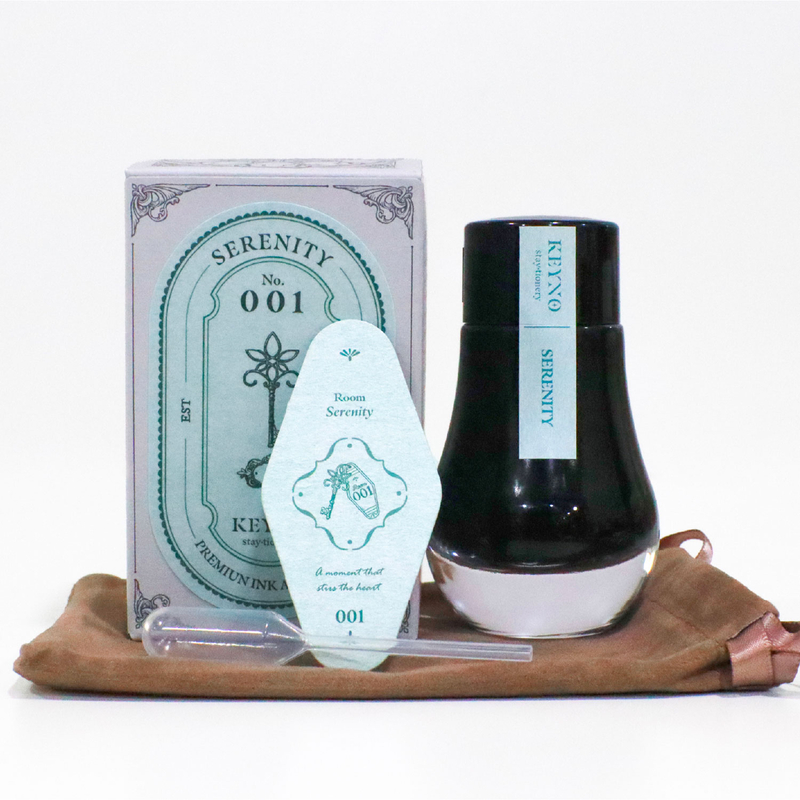 Keyno Stay.tionery Keyno Stay.tionery Key No. 001 Serenity Ink Bottle 25 ml