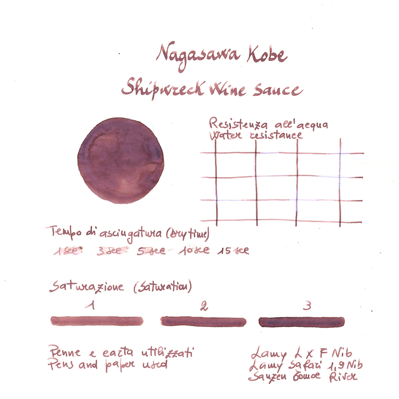 Nagasawa Nagasawa Kobe Monogatari Shipwreck Wine Sauce Inchiostro 50 ml