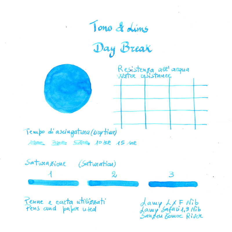 Tono & Lims Tono & Lims Friendship Day Break Ink Bottle 30 ml