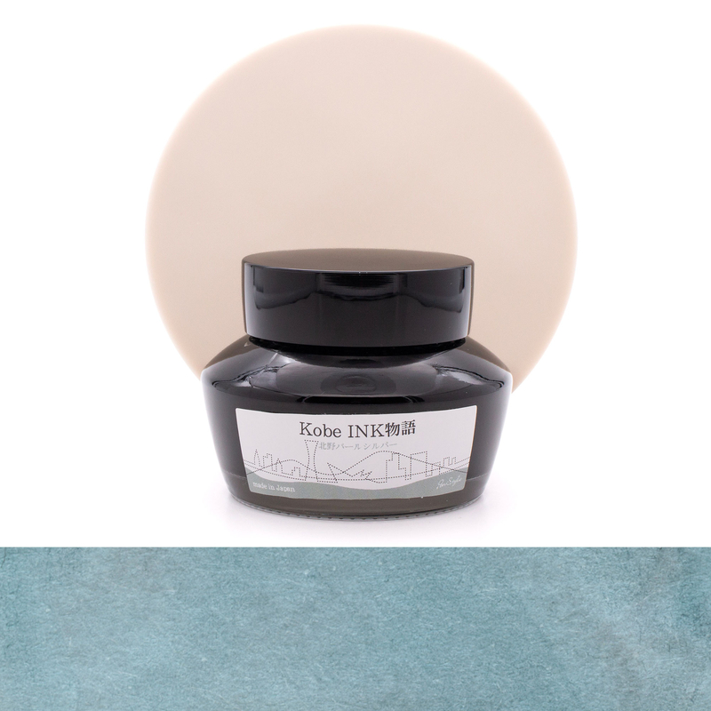 Nagasawa Nagasawa Kobe Monogatari Kitano Pearl Silver Ink Bottle 50 ml