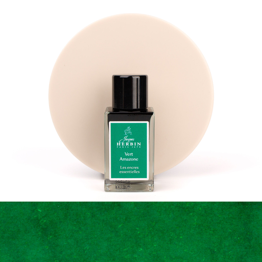 Jacques Herbin Vert Amazone Ink Bottle 15 ml