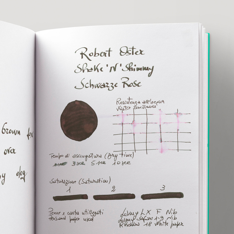 Robert Oster Shake 'N' Shimmy Schwarz Rose Inchiostro 50 ml