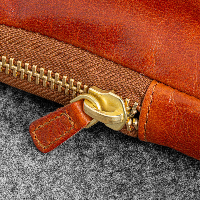 Galen Leather Galen Leather x Nock Co. Sinclair Portapenne Deep Cognac