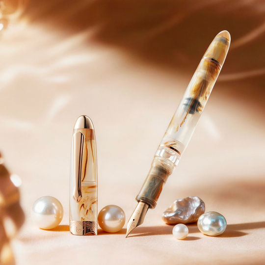 Nahvalur Horizon Penna Stilografica Pearl