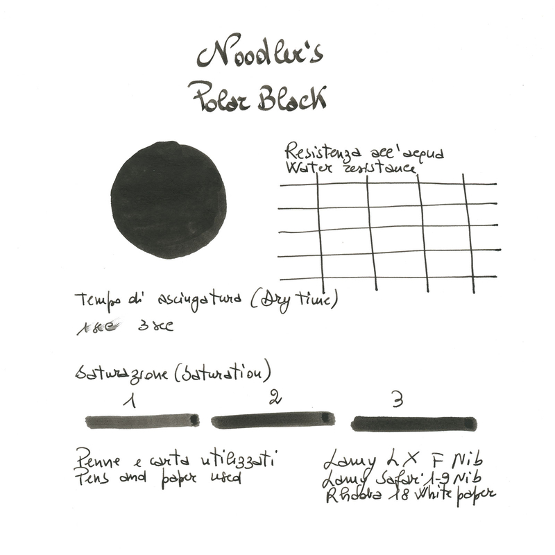 Noodler's Polar Black Ink Bottle 3 oz