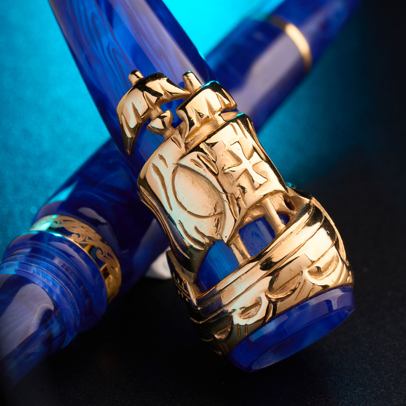 Nino Marino Signature Nino Marino Signature Columbus Fountain Pen Gold Limited Edition