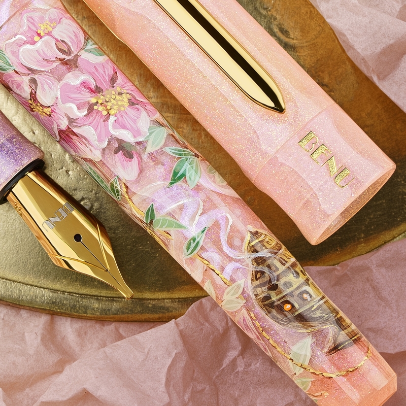 Benu Benu Talisman Fountain Pen Peach Blossom