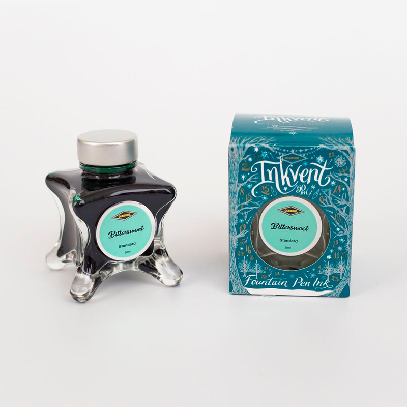 Diamine Diamine Inkvent Bittersweet Ink Bottle 50 ml Teal Edition