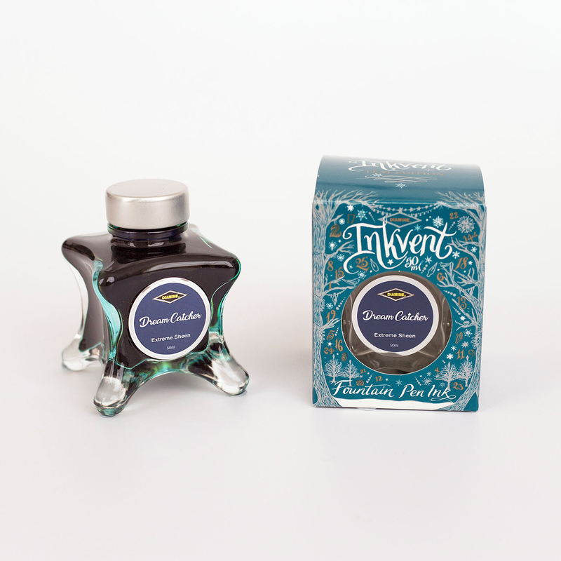 Diamine Diamine Inkvent Dream Catcher Ink Bottle 50 ml Teal Edition Extreme Sheen